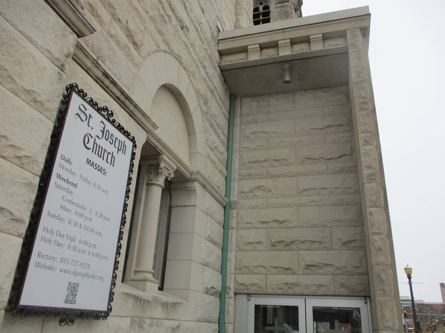 St. Joseph Church is located at 416 N. Chicago St. in downtown Joliet. Feb. 16, 2024.