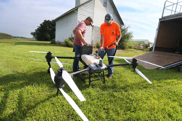 Aerial ag: UAVs taking on crop dusting duties in Northern Illinois fields