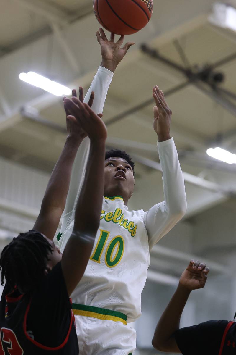 Providence’s Zinn Amos puts up a shot against Eisenhower on Wednesday 1st, 2023.