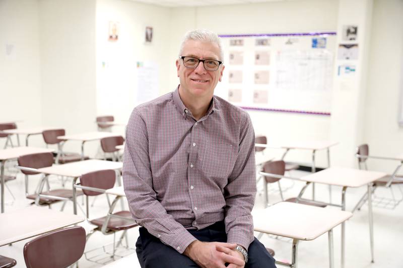 Downers Grove North High social studies department chairman Michael Roethler received the University of Chicago Outstanding Educator Award.