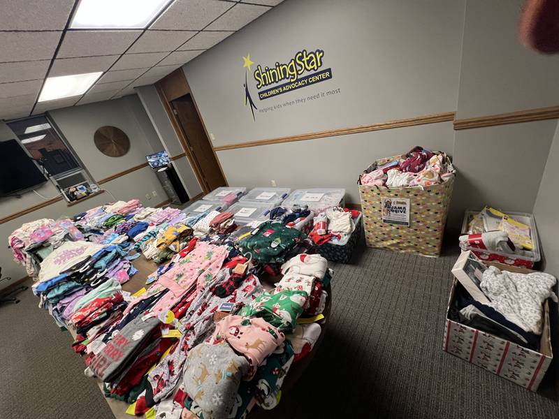 Far exceeding expectations, Dixon’s Shining Star Children’s Advocacy Center received over 800 donations to its 2024 holiday pajama drive.