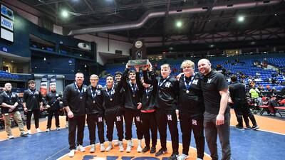 Marian Central wins back-to-back IHSA state trophies for first time in program history