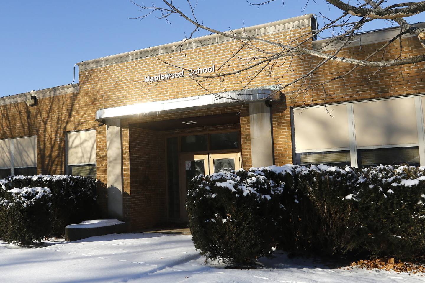 The former Maplewood School, located at 422 Krenz Ave., is seen on Monday, Jan. 3, 2022 in Cary.