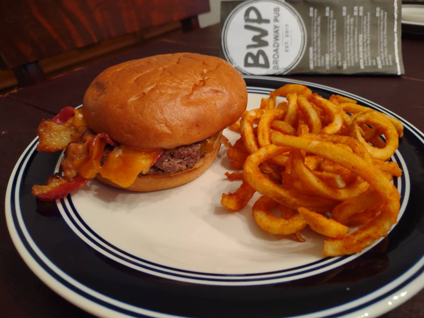 The Broadway burger at Broadway Pub in Streator is a 6-ounce patty made with your choice of cheese and toppings, including bacon for $2.