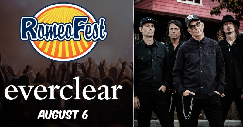 Everclear will take the stage Thursday, Aug. 6 at the Romeoville Toyota Pavilion to headline the first night of RomeoFest.