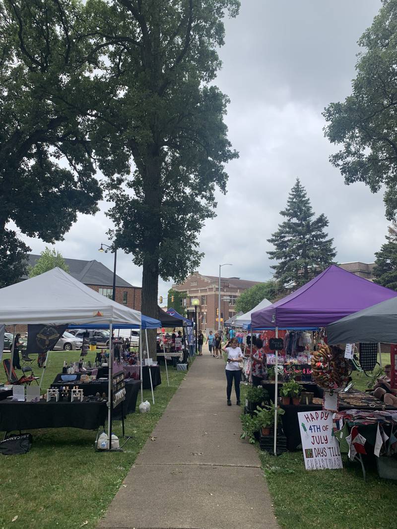 Liberty Fest tents set up on Saturday June 29, 2024. (Bill Freskos)