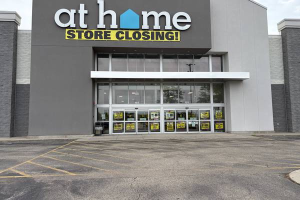 At Home closing Lake in the Hills store