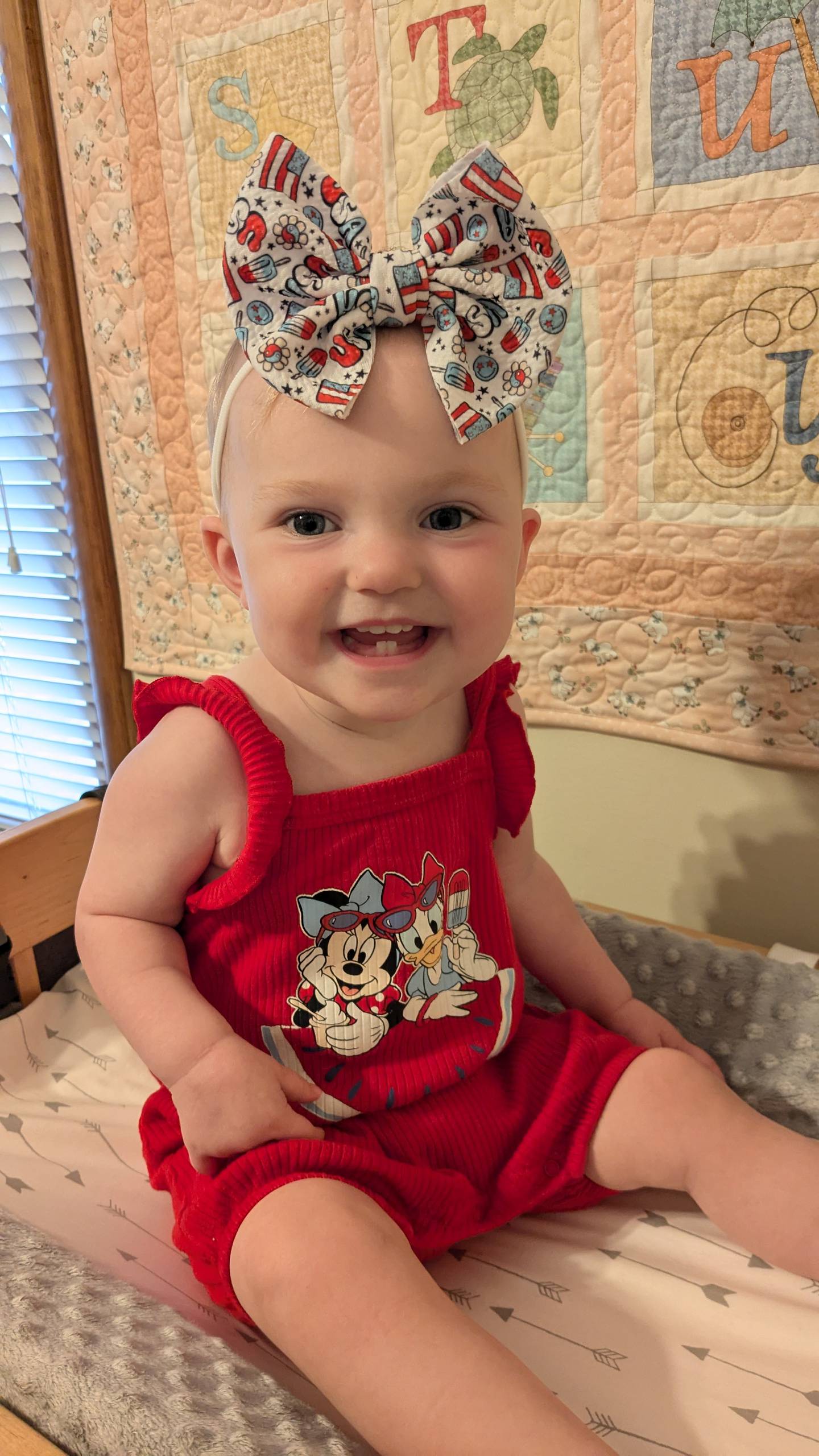 Entry No. 17 is Bristol Mae Fillenwarth, 18 month old daughter of Dalen and Miranda Fillenwarth of Princeton.