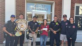 Rochelle Police, Fire departments raise $1,100 with charity volleyball game to benefit Focus House