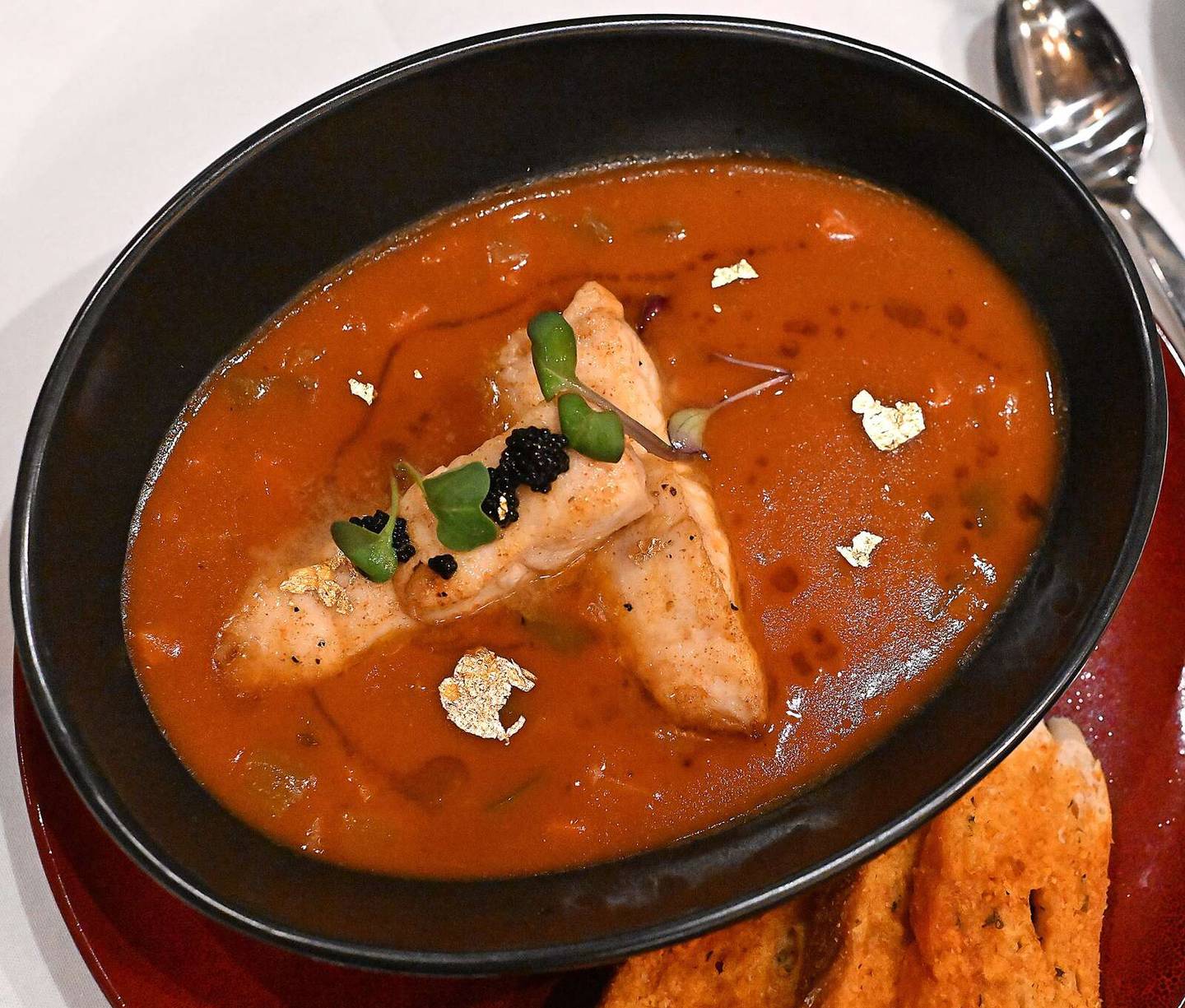 The Drake in Oak Brook is offering a luxuriously upgraded version of their signature Bookbinder’s soup, preparing it with one of the world’s most prestigious spirits, Louis XIII cognac, as well as other lavish flourishes.