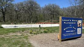 Logan’s Oasis playground begins installation at Marilla Park in Streator