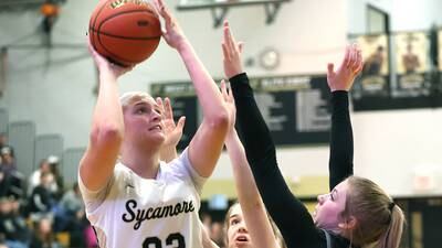 Girls basketball: Evyn Carrier scores 27 to lead Sycamore past Kaneland for regional crown