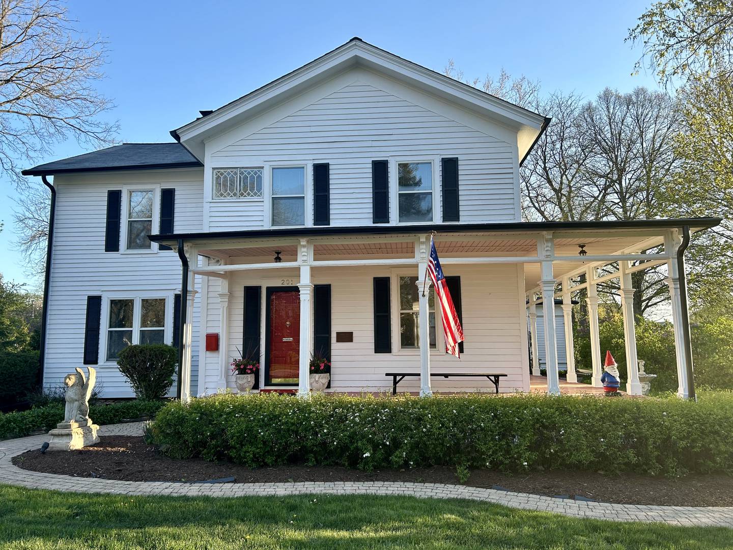This is one of four historic homes offered on Sunday, July 20, by the Geneva History Museum. The house at 201 Ford St. was built in 1854 by carpenter John J. Chambers who came to Geneva from New England.