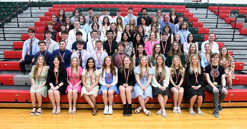 Sixty-eight members of the La Salle-Peru High School Class of 2024 were inducted into the L-P Honor Society.