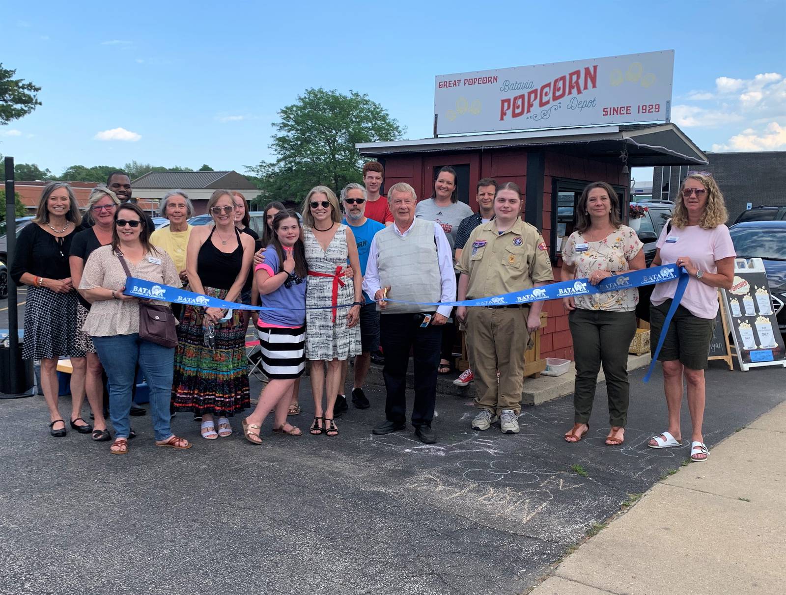 Batavia Chamber celebrates new owners of historic Batavia Popcorn Depot