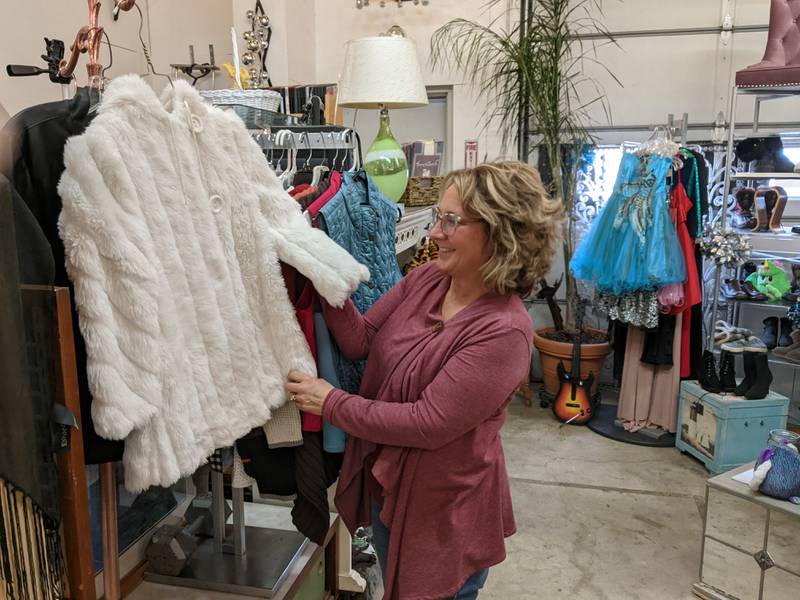 Oswego resident Denise Weszelits owns Mixed Market Thrift, which in mid-September opened in a bigger location at 27 Stonehill Road, Unit A, in the Stonehill Business Park in Oswego.