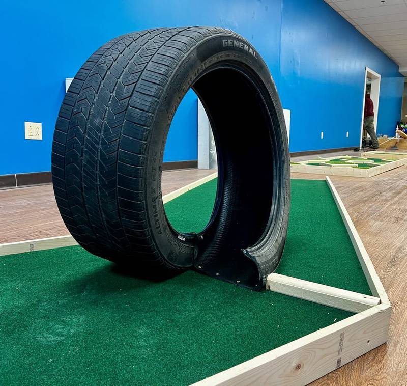 The 9th Hole Mini Golf & More inside Sterling's Northland Mall.