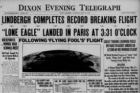 Historical covers for May 21: Lindbergh completes record-breaking flight