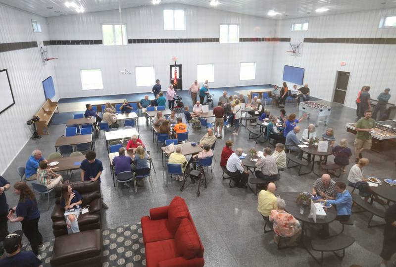 Hundreds of donors attend an open house on Thursday, April 24, 2025 at the Second Story Teen Center in Princeton.