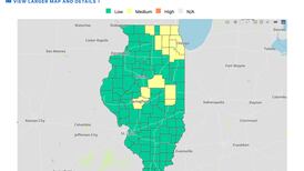 13 counties, plus Chicago, now at “medium” COVID-19 risk; masks advised for indoor public places