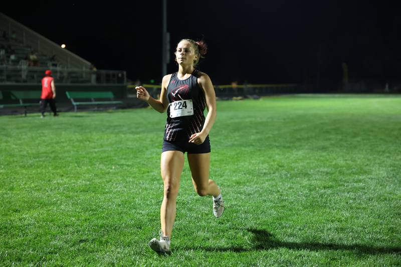 Bradley-Bourbonnais' runs during the All-City cross country meet at Bishop McNamara on Wednesday, Sept. 17, 2025.
