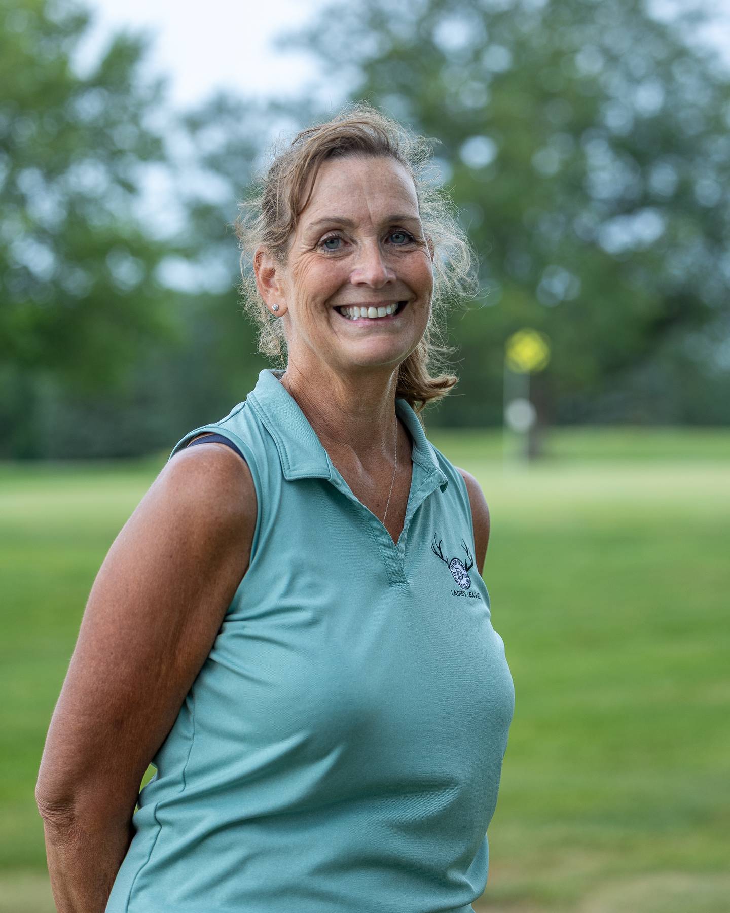 Kristen McClendon of Deer Park poses for photo on Saturday, August 10, 2025 at the annual Illinois Valley Women's Golf Tournament at Edgewood Golf Club in McNabb.