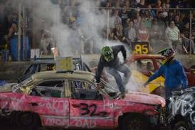 Photos: Ogle County Fair Demolition Derby a 'smashing' success