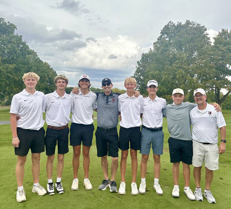 Prairie Ridge took third in the IHSA 2A Boys Golf Sectional at the Mauh-Nah-Tee-See Club in Rockford on Monday.