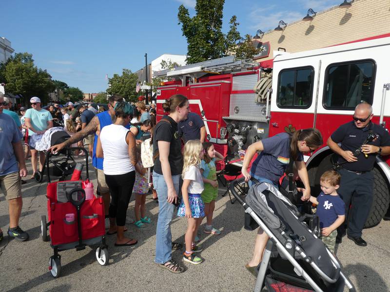 Crystal Lake's National Night Out event on Thursday, August 4, 2022, included food trucks, live music, first responder vehicles, and a dunk tank. The event is a great way to foster positive public outreach, said Illinois State Police Sgt. Aldo Schumann.