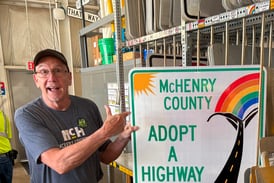McHenry County sign shop supervisor retires after 40+ years with MCDOT and 11,000 signs