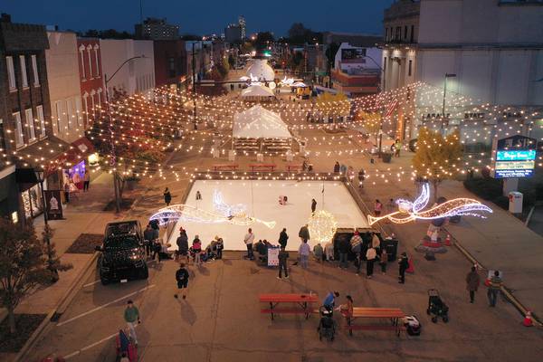 Photos: Inaugural Frosty on First event from above downtown La Salle