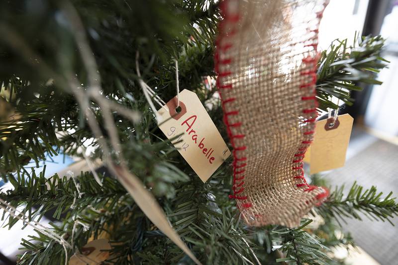 Along with the discounts at Books on First, the store offers patrons a chance to pick a name off a tree and buy a book for the child.
