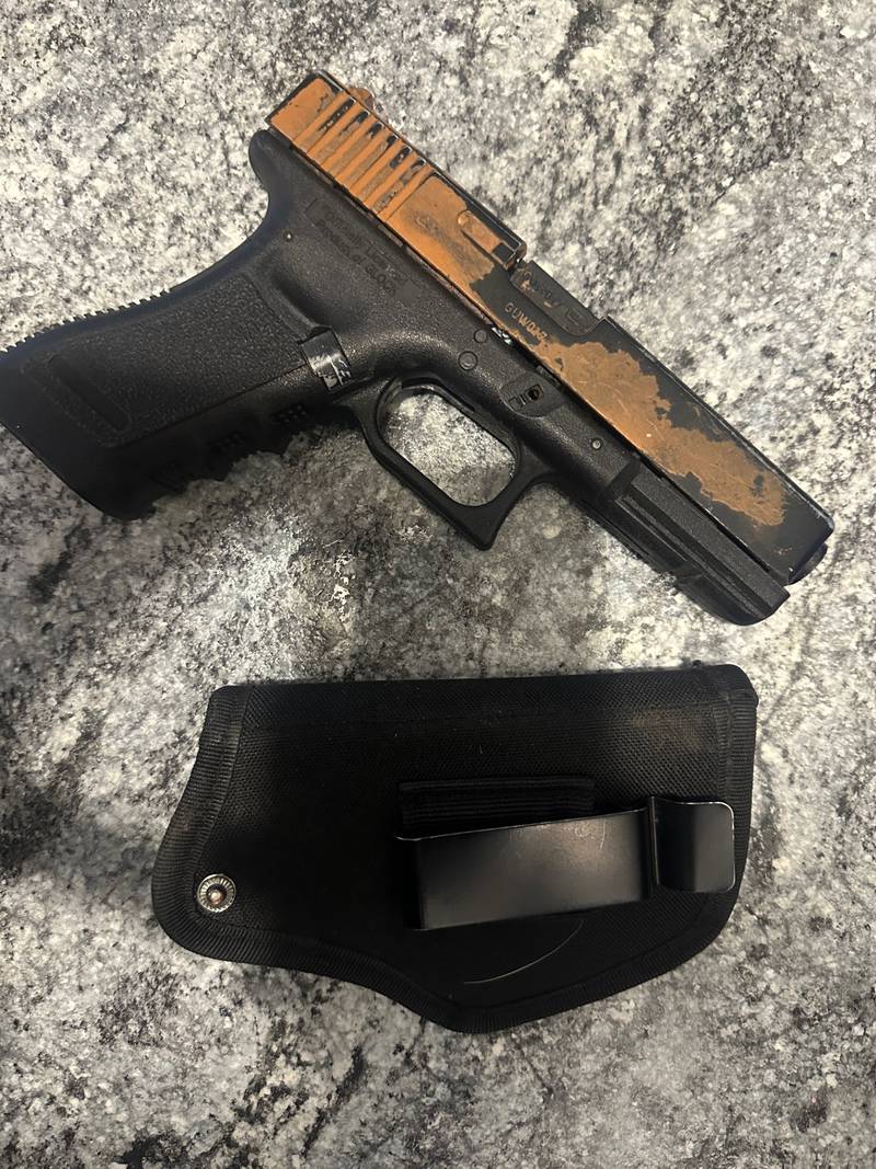 A La Salle man was charged Saturday with disorderly conduct and criminal damage to property, and released with a court date, for allegedly firing a BB gun at a car.