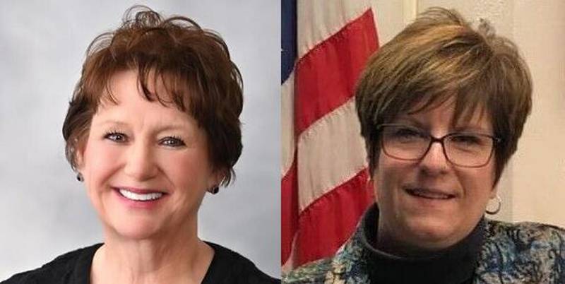 Dondi Maricle (D), left; incumbent Sandi Cianci (R)