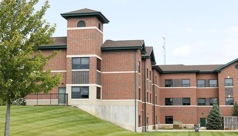 Valley Hi Nursing Home, located in Woodstock, is photographed.