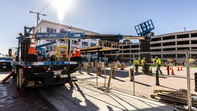 New Joliet City Square only partially open for holiday festival