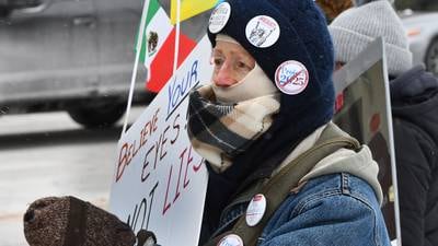 Photos: ICE protest held in Oregon following second shooting death in Minneapolis