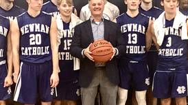Boys basketball: Newman holds on against BV for Ray Sharp’s 300th victory