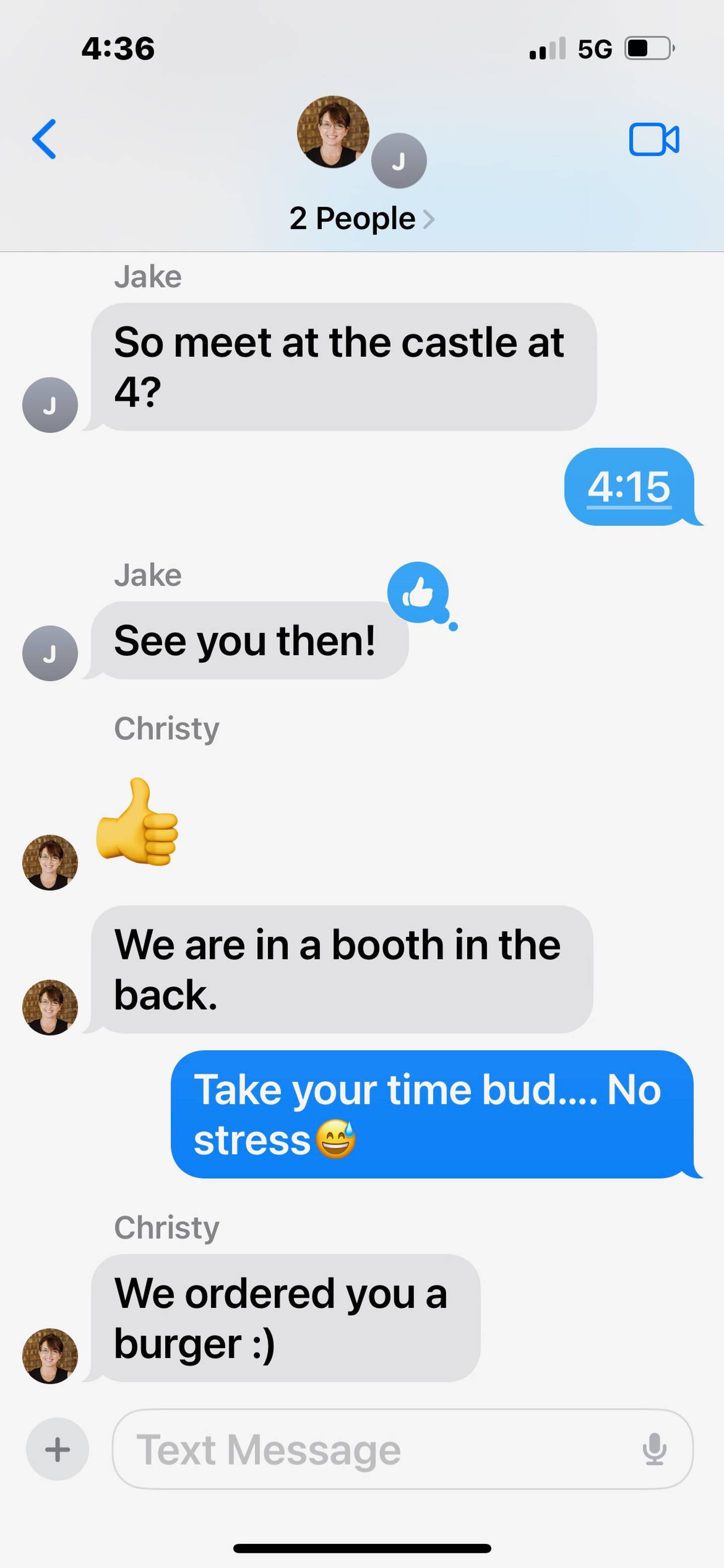 The last texts among Michael Jake Porter and his parents Christy and Michael Porter on July 29, 2025.