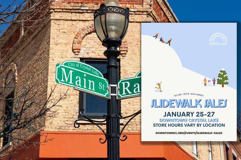 Downtown Crystal Lake - Slidewalk Sales Return to Downtown Crystal Lake in January!