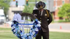 ‘Sombering’ ceremony honors fallen Kankakee County police officers