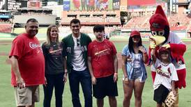 Jim Nugent makes his pitch for the Cardinals