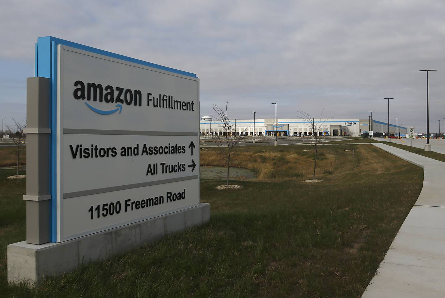 Amazon plans to open one of its two buildings in Huntley on Sunday, Nov. 13, 2022. The new site in the coming months will employ about 500 people.