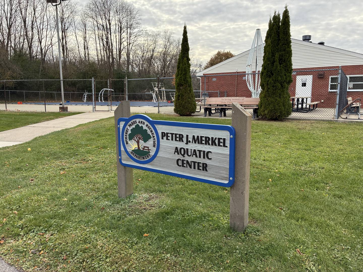 McHenry's Merkel Aquatic Center on Thursday, Nov. 13, 2025. The pool, built in 1983, is reaching the end of its usable life, according to Parks and Recreation Director Bill Hobson.