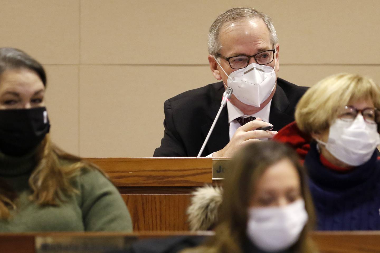 McHenry County Board member Joe Gottemoller is seen during a Committee of the Whole meeting of the McHenry County Board Friday, Nov. 12, 2021, at the McHenry County Administrative Building in Woodstock.