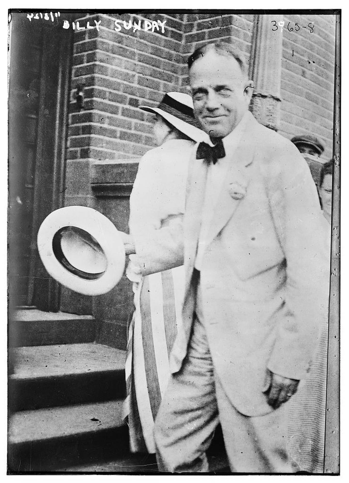 Billy Sunday, evangelist, from George Grantham Bain Collection (Library of Congress).