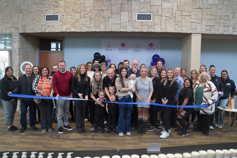 On Wednesday, Oct. 22, 2025, a ribbon cutting was held for Trim IV Infusions and Davis Family Health at 450 Coronado Drive in Rochelle.