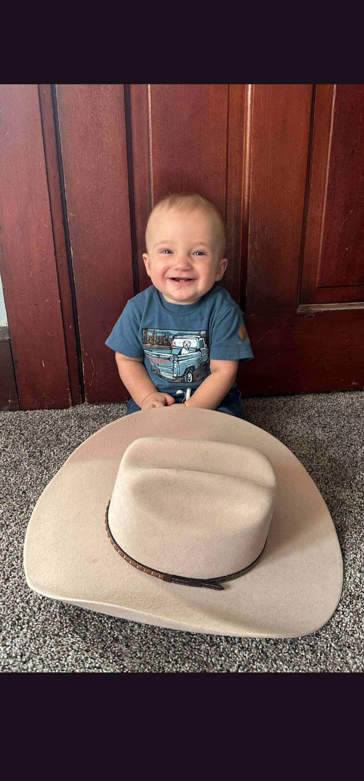 Lane Roberson is the nine-month-old son of Derec and Brittney Roberson of Princeton.