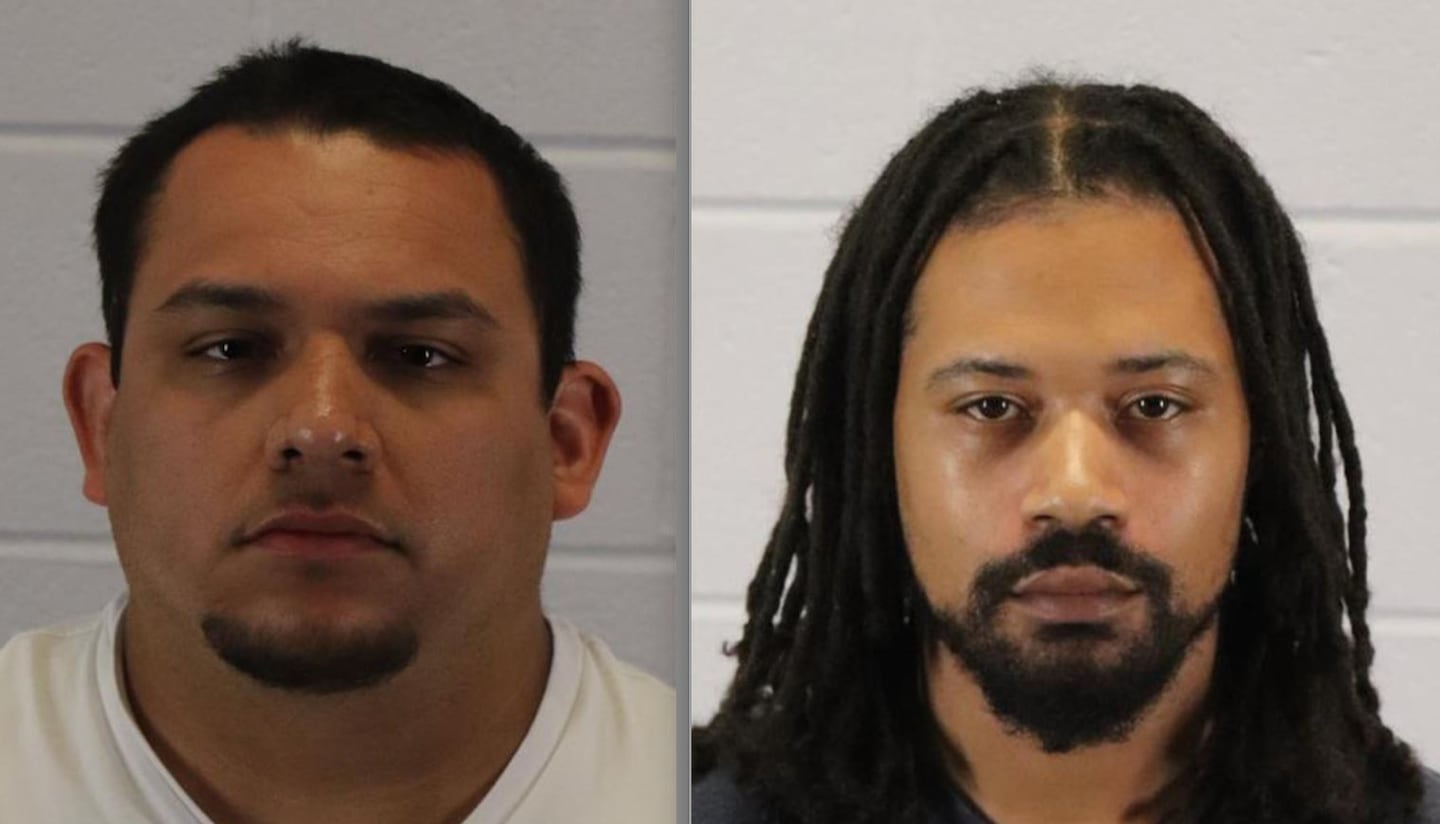 Osbaldo Moreno-Izeta, 32, of Aurora (pictured left). Kevin Thomas-Cox, 30, of Aurora (pictured right).