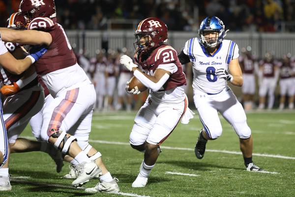 Brother Rice controls the trenches, cruises to quarterfinal victory over St. Charles North